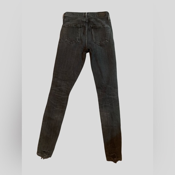 Citizens Of Humanity Rocket High Rise Skinny Jeans charcoal, black Size 24 goth - Picture 3 of 8